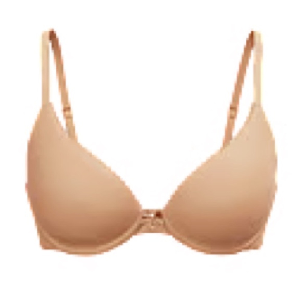 BODY BY VICTORIA Secret, Perfect Shape Smooth Push-Up Bra, Nude, Wire, NWT, 36D
